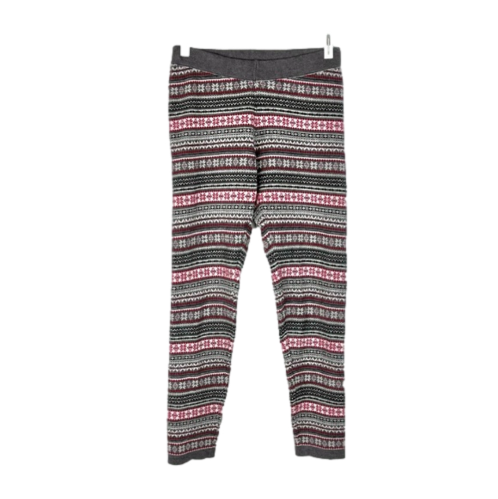 Cynthia Rowley fair isle knit leggings